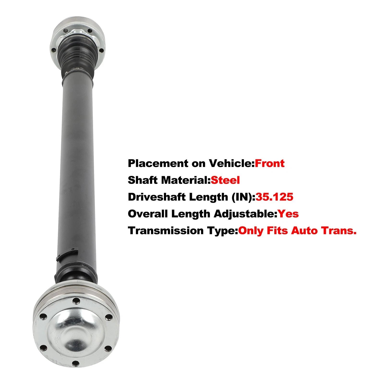Front Driveshaft for Jeep Grand Cherokee (2007–2008) AWD
