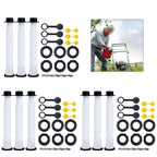 3 Pieces Gas Can Spout Replacement with Hex Nut and Secure Fit Design
