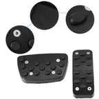 2 x Car Brake Gas Accelerator Pedal Covers for Toyota Camry (2012-2017) Black