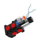 Hydraulic Control Valve 6-Port 12VDC 13GPM SAE Thread 3625PSI for