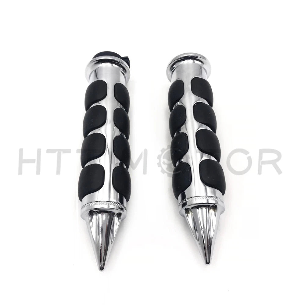 Custom Chrome Spike Handlebar Grips for Honda GL1500/GL1800 (1988–2012)