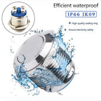 Button Switch 12V 16mm for Universal Applications (3~220V)