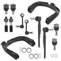 Set of 12 Front Control Arm Tie Rod Ball Joints for Chevy Trailblazer (2004–2007)