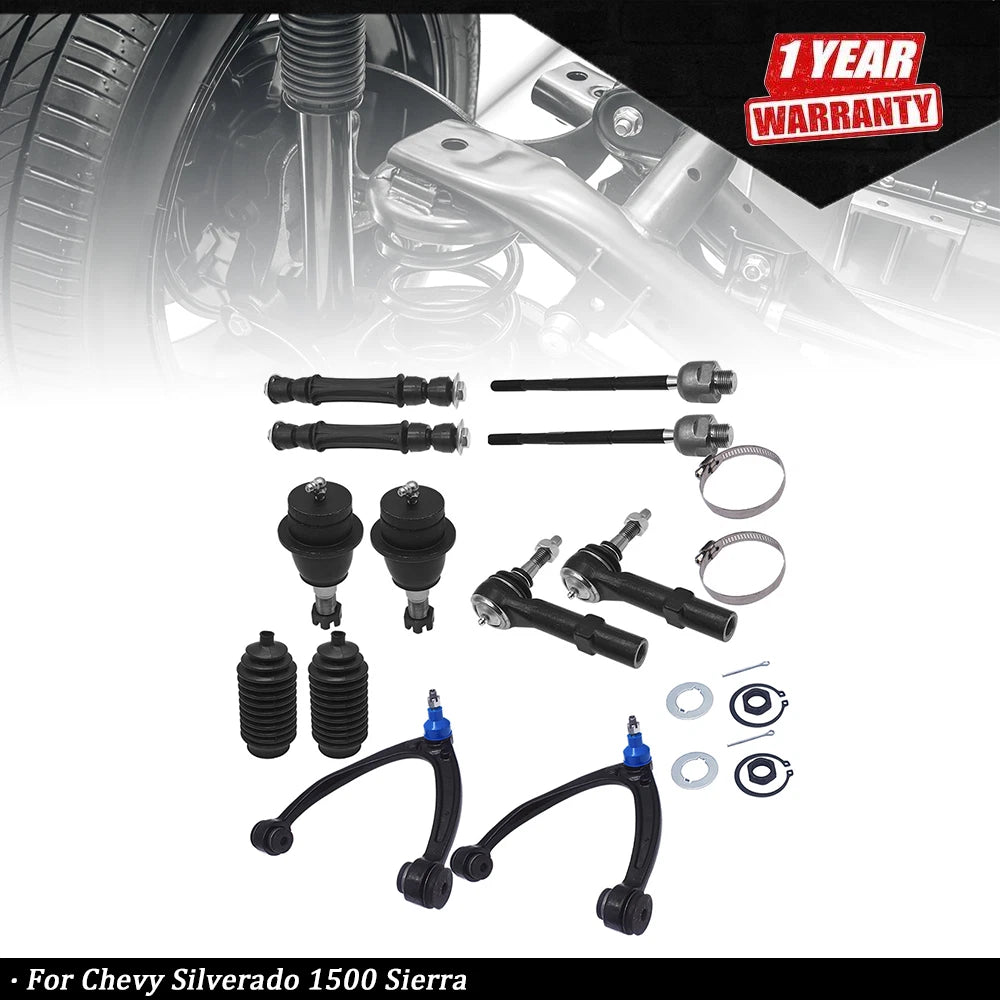 Set of 12 Front Upper Control Arm Ball Joints for Chevy Silverado 1500 Tahoe