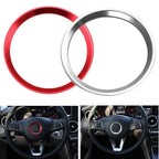 Steering Wheel Center Decor Ring Trim for Mercedes Benz C E CLA GLA GLC (2013–2023)