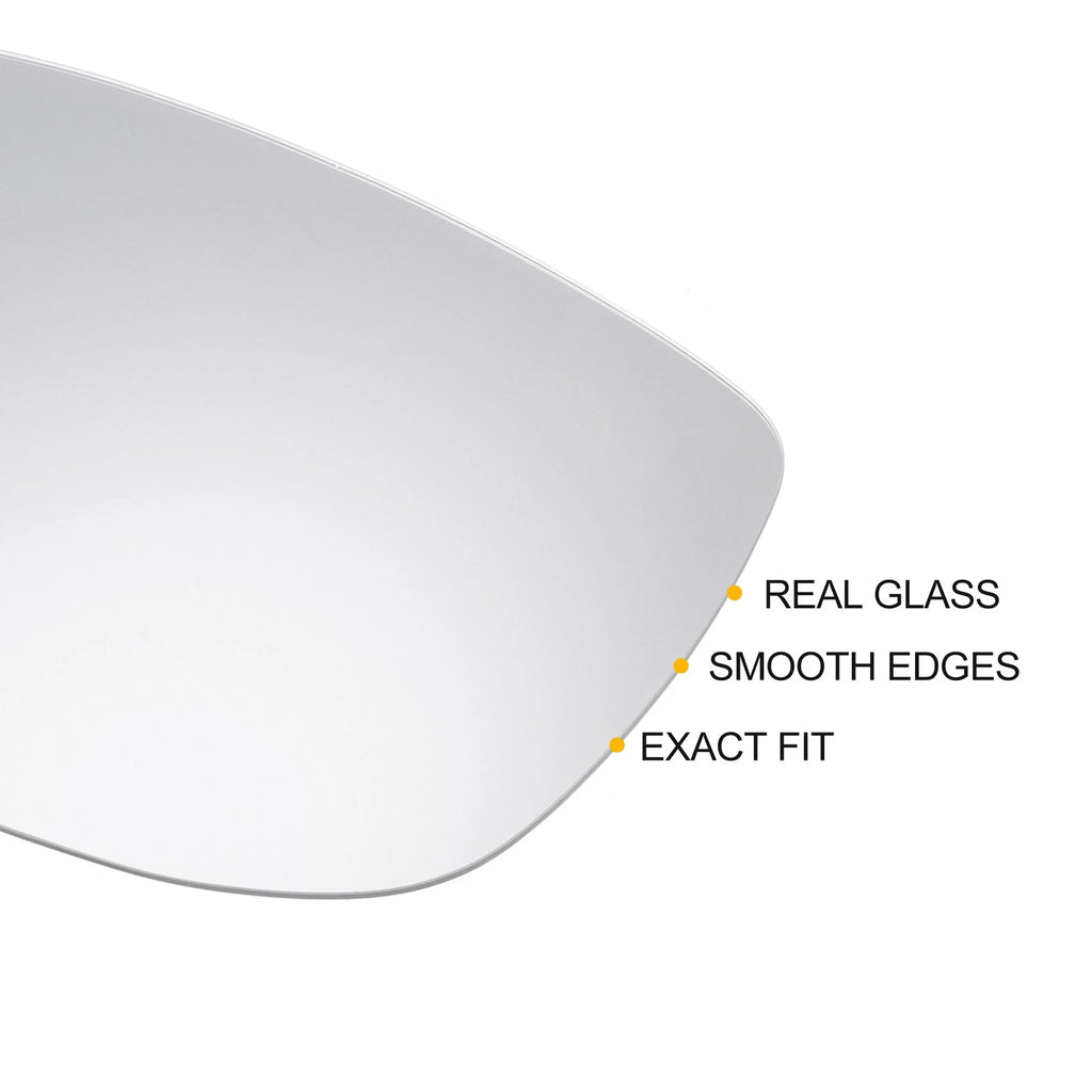 Pair Heated Mirror Glass with Backing Plate for Mazda CX-5, CX-9 (2013–2021)