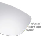 Pair Heated Mirror Glass with Backing Plate for Mazda CX-5, CX-9 (2013–2021)