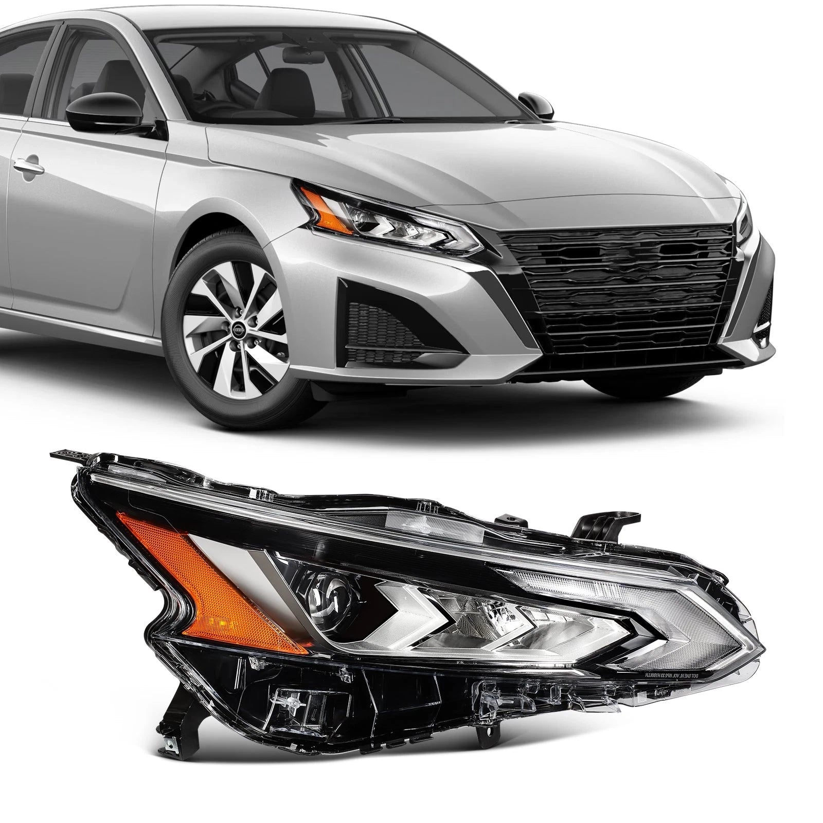Full LED Headlight for Nissan Altima (2019–2022) - Right Side