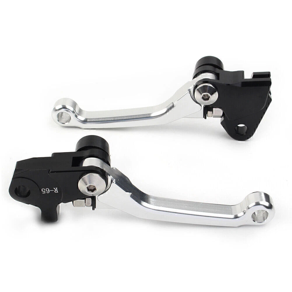 Silver Pivot Brake Clutch Levers for Kawasaki KX250F/KX450F (2004–2023)