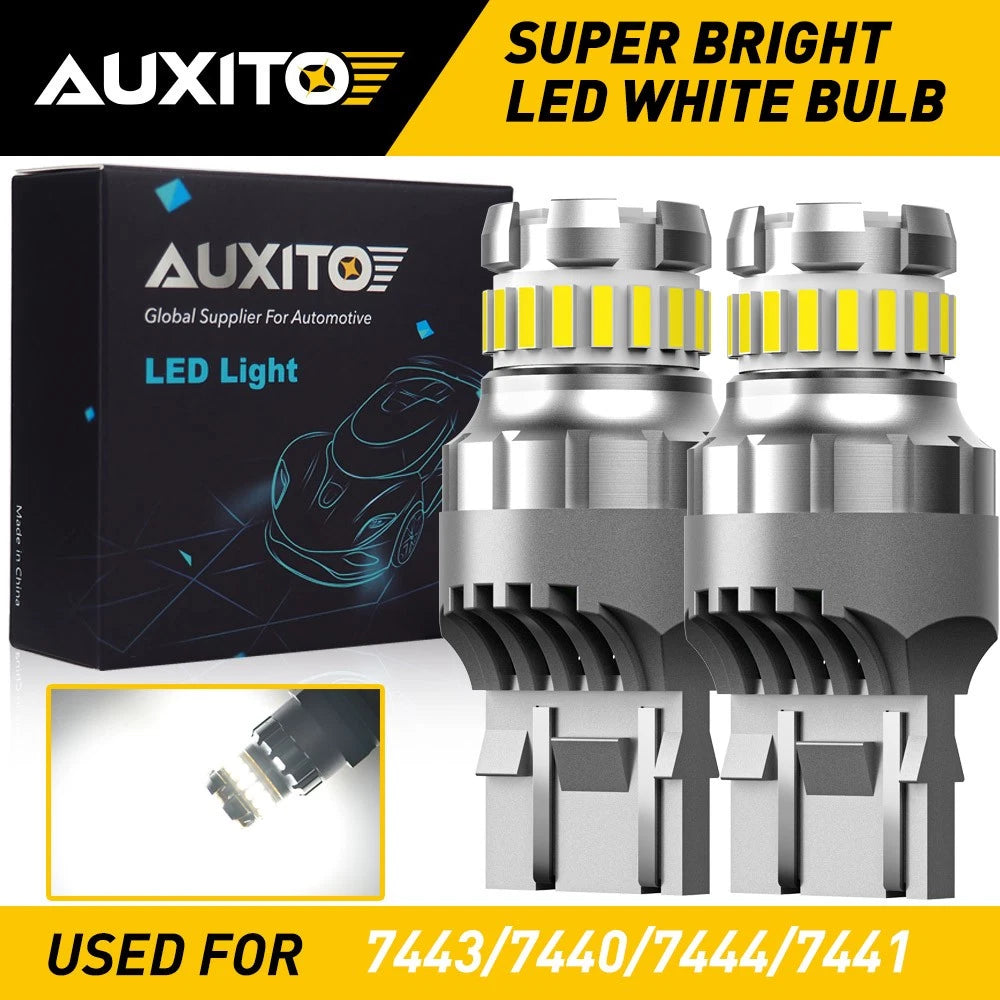 2X T20 7443 7440 5630 23-SMD LED Dome Map Backup Reverse Light Bulb
