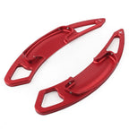 Aluminum Red DSG Paddle Shifters Extensions Trim  For Honda Accord, Acura CDX