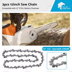 3PCS Saw Chain for STIHL MSA 120C-BQ (2018–2023) ACS18B ACS18BS6