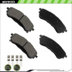Rear Premium Ceramic Brake Pads for Ford Ranger (2019–2023)