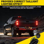 2X Tail Light Harness for Chevy Silverado 1500 2500 3500 HD (2007-2014)