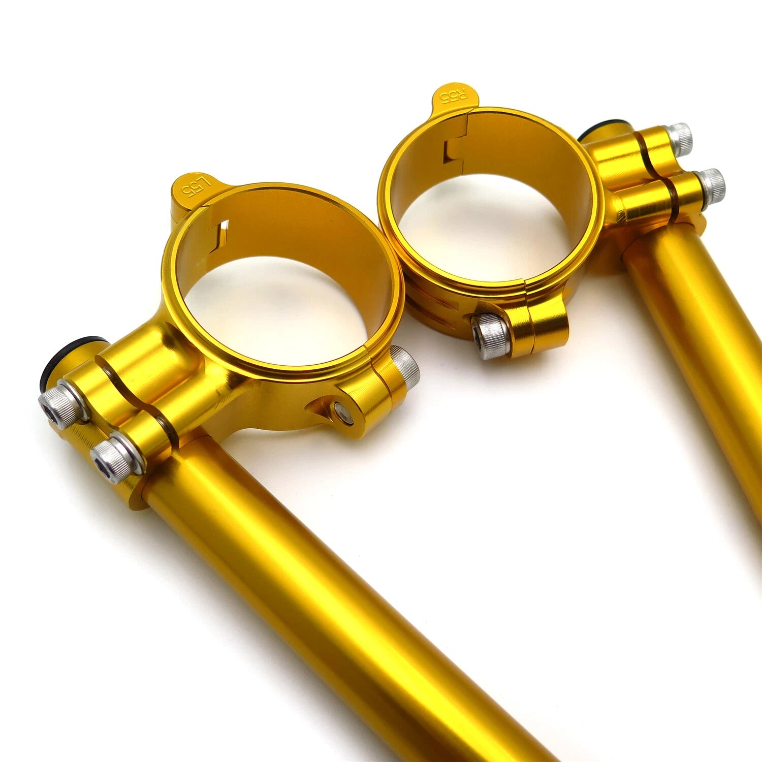 CNC 55mm Gold Riser Clip-Ons & Handlebar for BMW R Nine T (2014–2019)