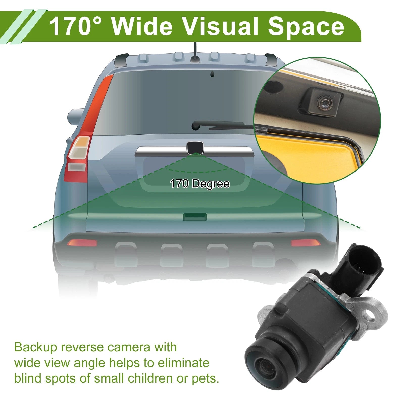 Rear View Backup Camera for Dodge Durango (2014–2015) No. 68206872AG