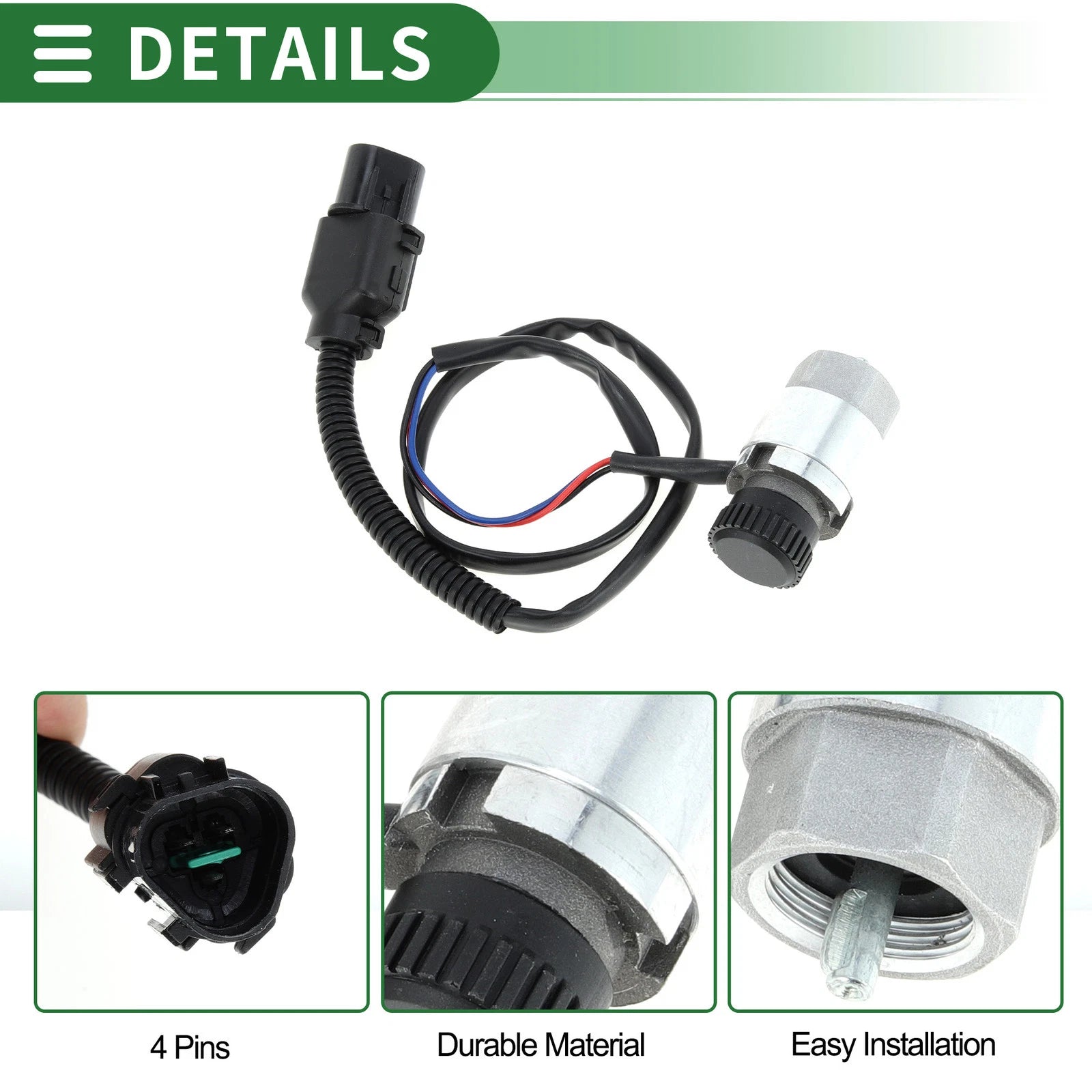 1 Pc Transmission Speedometer Speed Sensor No.946008A200 for Hyundai HD1000 
