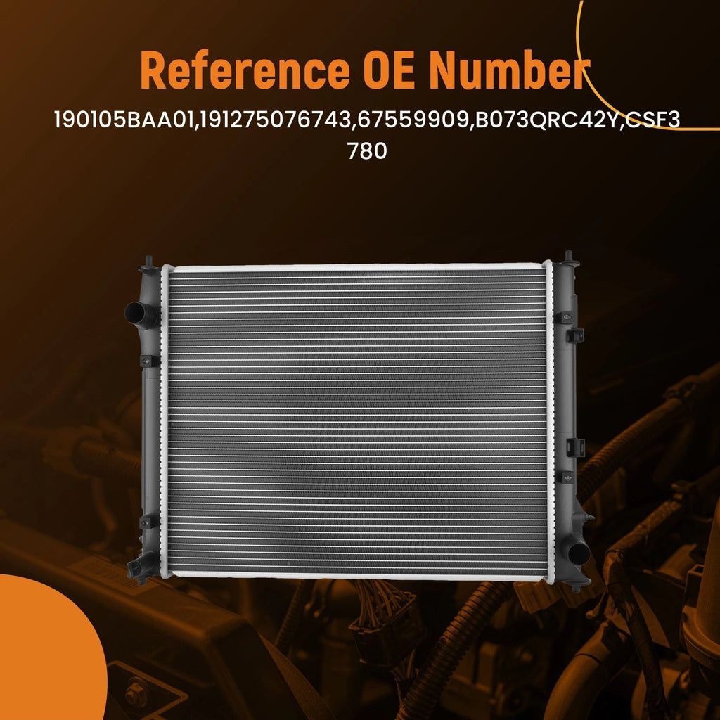 Aluminum Radiator for Honda Civic 2.0L (2016–2020)