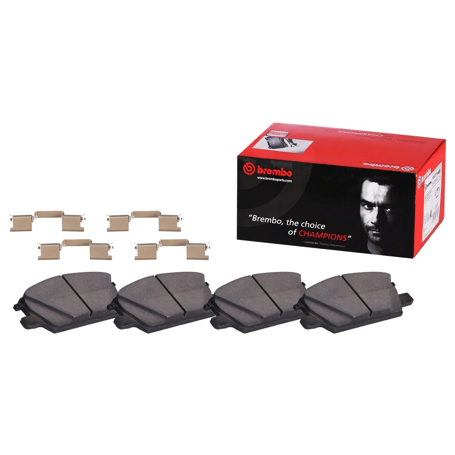 Set of 4 Brembo Front Ceramic Disc Brake Pads for LaCrosse Equinox Malibu GMC Terrain (2010–2017)