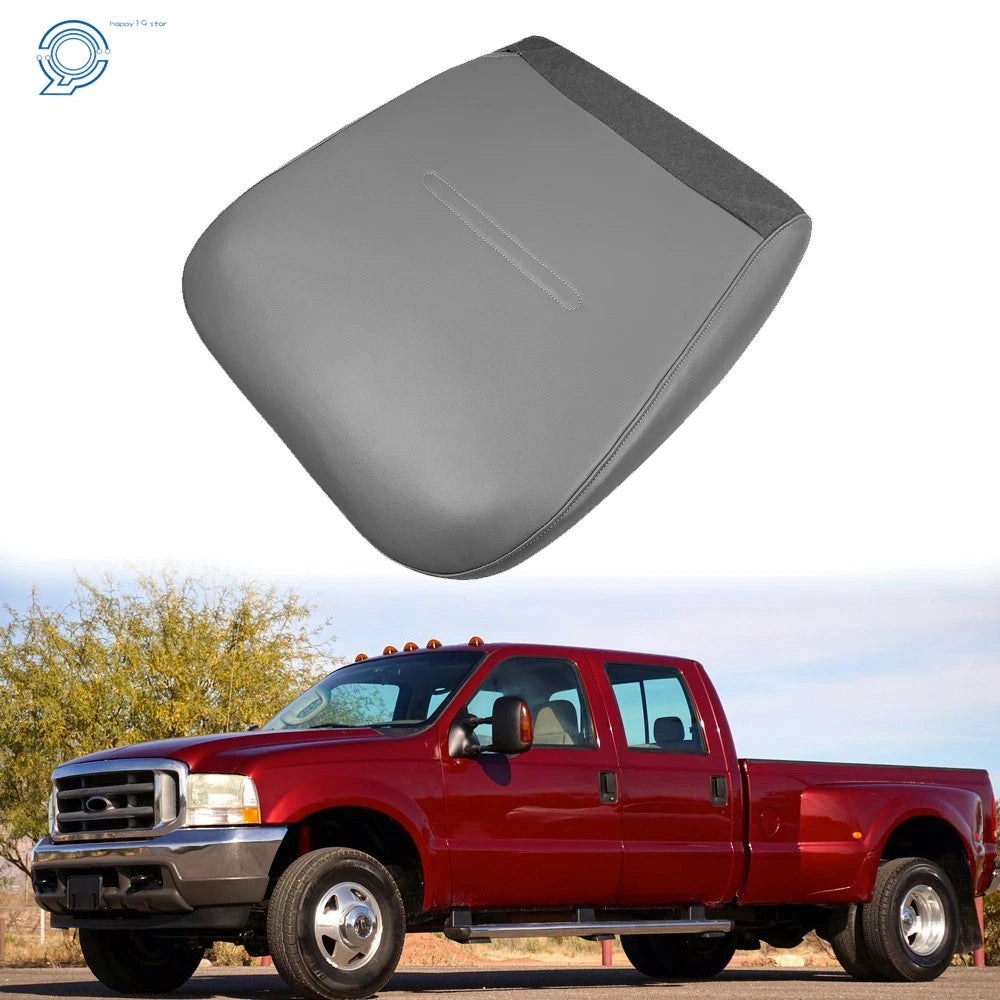 Leather Driver Seat Cover for Ford F250 F350 (2001–2007) Flint Gray