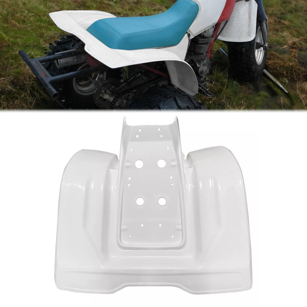 Rear Fender for Honda ATC200X (1983–1985) - White Plastic Mud Guard