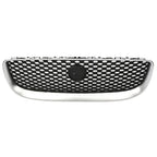 Front Bumper Upper Grille Radiator Grill for Jaguar XE (2015-2018) Black/Silver