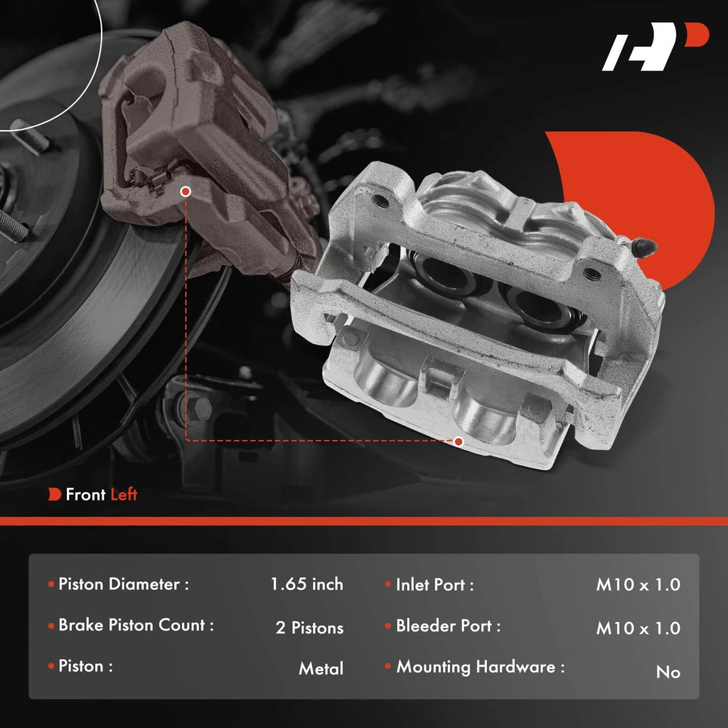 Front Left Brake Caliper with Bracket for Pontiac G8 (2008-2009)