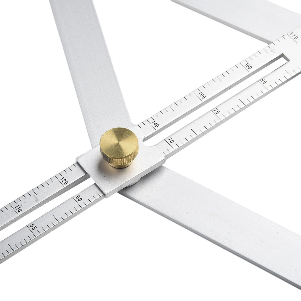 Square Protractor for Ceiling Corner Angle Finder (Foldable Gauge)