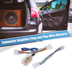Set of 1 Radio Amp Subwoofer Amplifier Plug Play Wire Harness for Toyota Pickup (1989–1995)