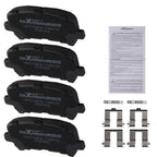 Set of 4 Rear Ceramic Brake Pads for Acura MDX (2007–2013), ZDX (2010–2013), Honda Pilot (2009–2015)