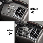 Carbon Fiber Black Interior Side Air Vent Cover Trim for Cadillac CTS (08-13)
