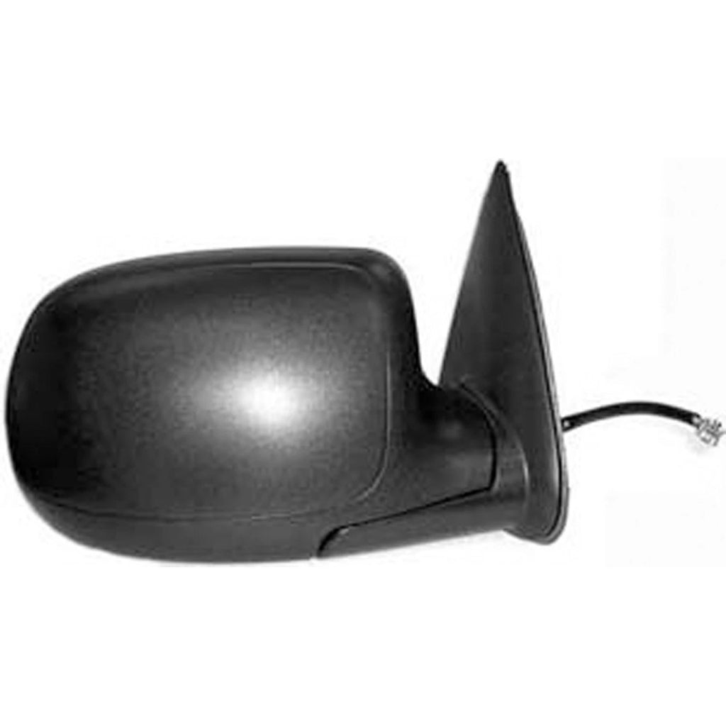 Replacement Textured Passenger Power Door Mirror w/Heated Glass w/Puddle Light