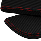 Carbon Fiber Console Armrest Cover for Acura MDX (2007–2013) Red Stitch
