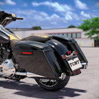 4" Extended Hard Saddlebags for Harley Touring CVO Street Road Glide (2014–2024)