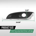 Fog Light Bezel Cover for Buick Regal (2014–2017) with Chrome Trim