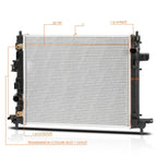 Full Aluminum Core Radiator for Cadillac ATS/CTS (2013–2015) DPI-13351