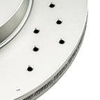 Front Drilled Slotted Brake Rotors for Honda Civic (2006–2011)