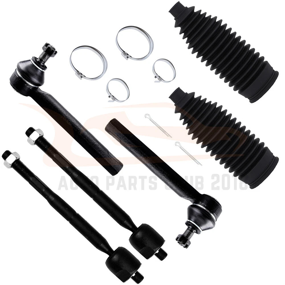 Set of 6 Steering Tie Rod Rack and Pinion Bellows for Lexus RX330 (2004–2006)