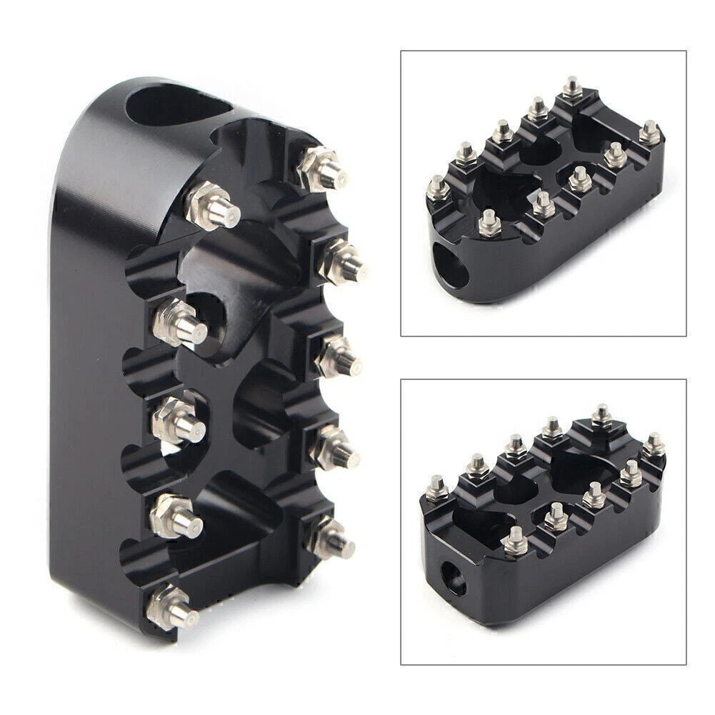 Anti-Skid Gear Brake Shift Peg Pedals for Harley (Universal, Black)