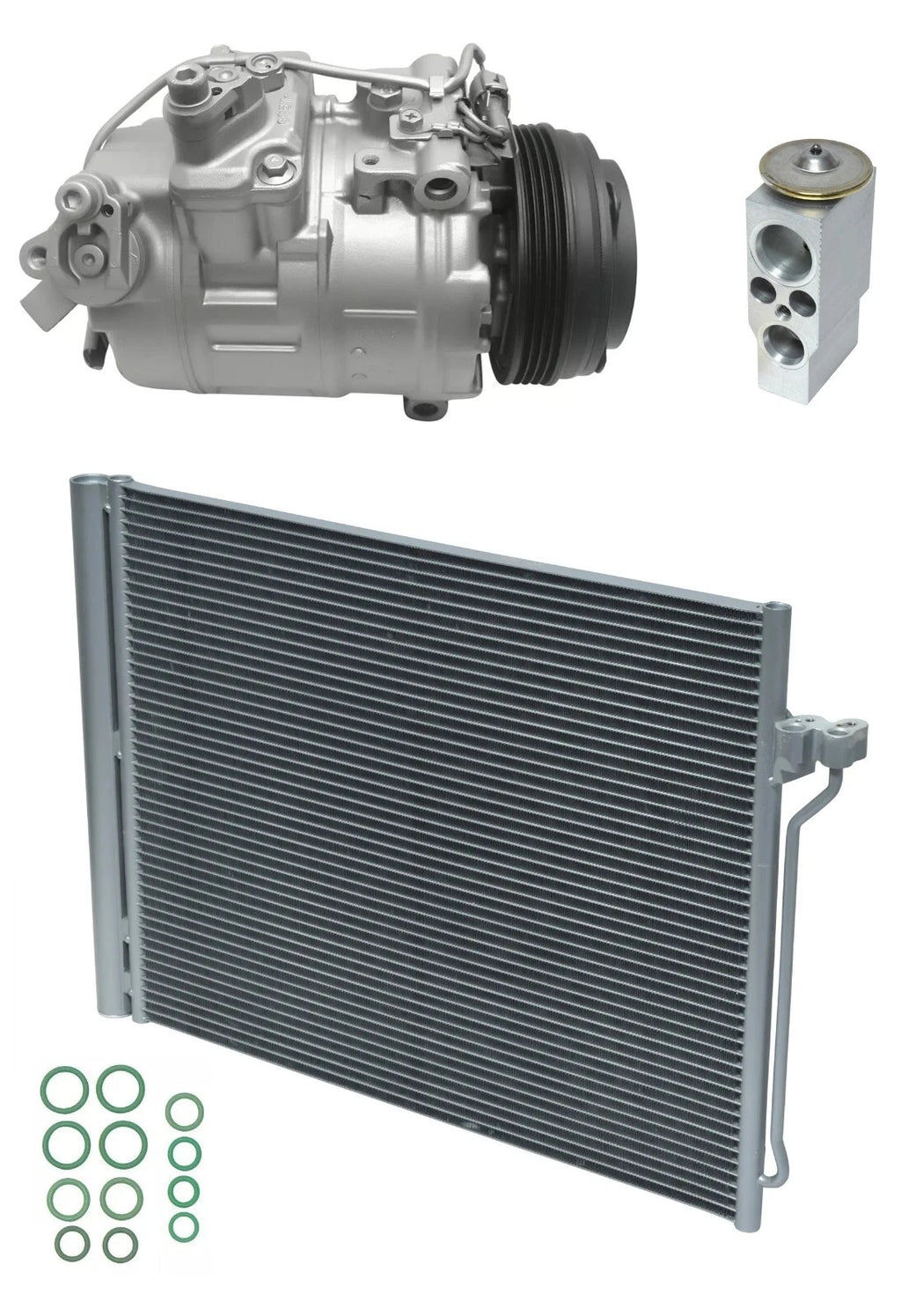 AC Compressor Kit with Condenser for BMW 550i 4.4L (2016–2016)
