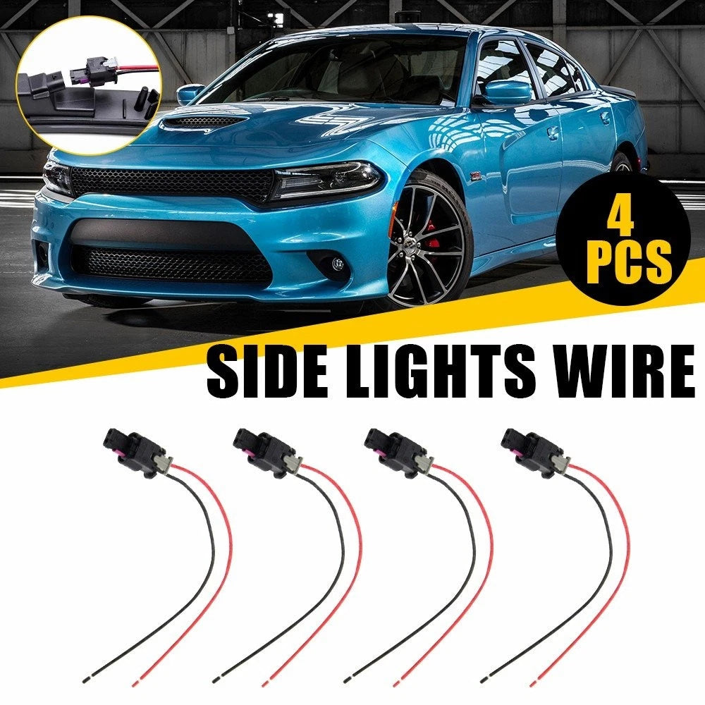Side Marker Light Wiring Connector Plug Kit for Dodge Charger (2015–2024)