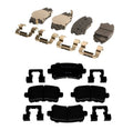 Set of 4 Front & Rear Brake Pads for Buick Regal (2011–2015) Chevy Malibu (2013–2015)