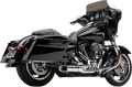 Cobra 2-into-1 Exhaust for Harley Electra Glide/Road Glide (2009–2016) Chrome