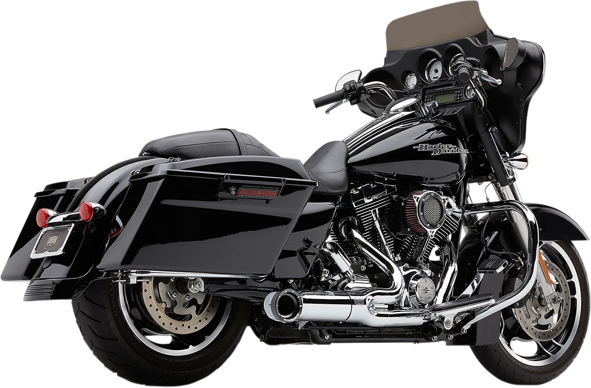 Cobra 2-into-1 Exhaust for Harley Electra Glide/Road Glide (2009–2016) Chrome