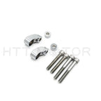 39MM - 49MM Chrome Front Turn Signal Relocation for Harley Dyna FXR Sportster