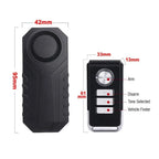 113dB Motorcycle Alarm Anti-Theft Vibration Security System with Remote