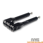 10" Modular Handlebar Risers 1-1/8" Top Clamp for Harley Sportster Dyna (2004-2023)