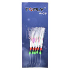 5 Pcs Fishing Lure Rig 3 Hook Size 3/0 for Cod Bass Mackerel