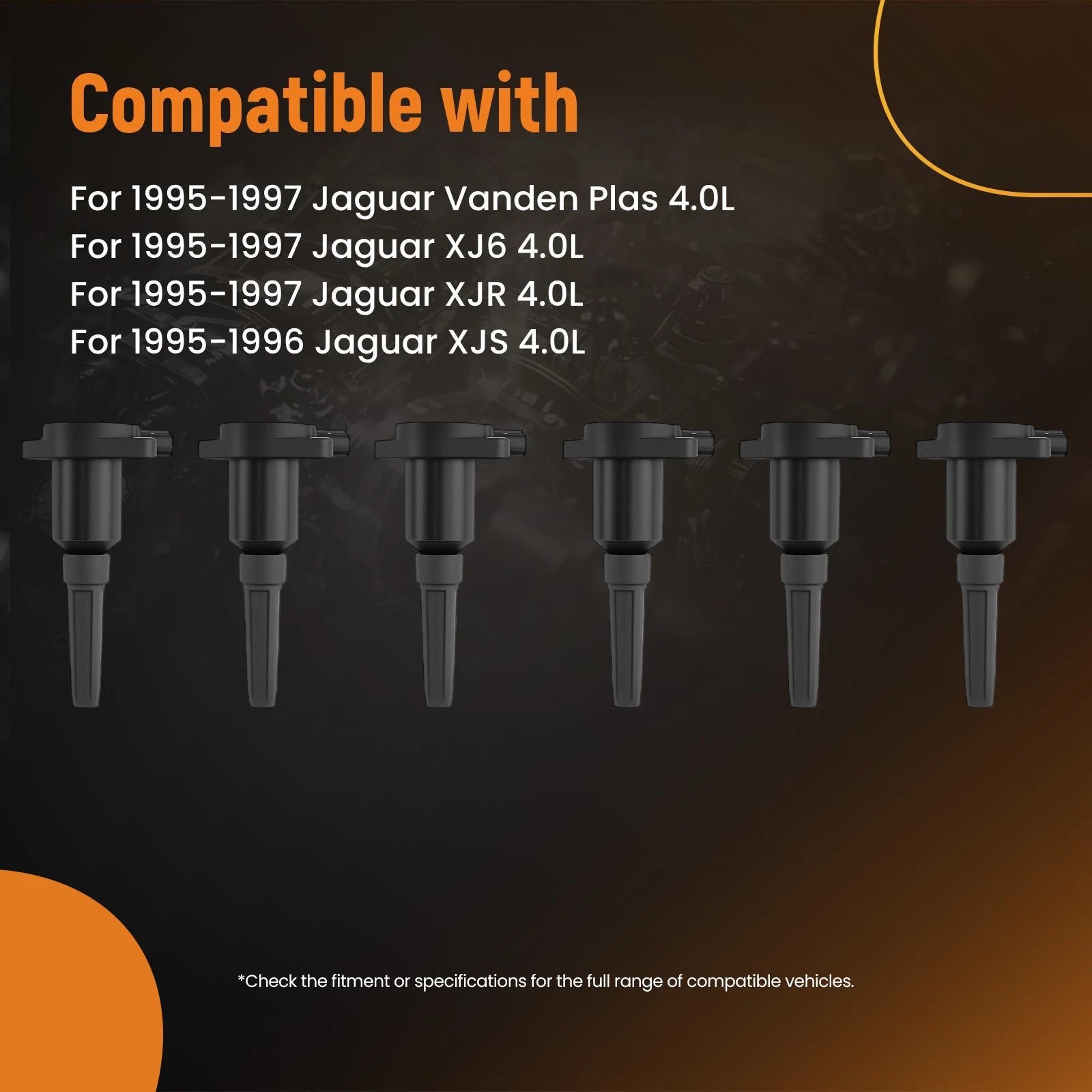 Ignition Coil Kit for Jaguar XJ6 XJR (1995–1997)