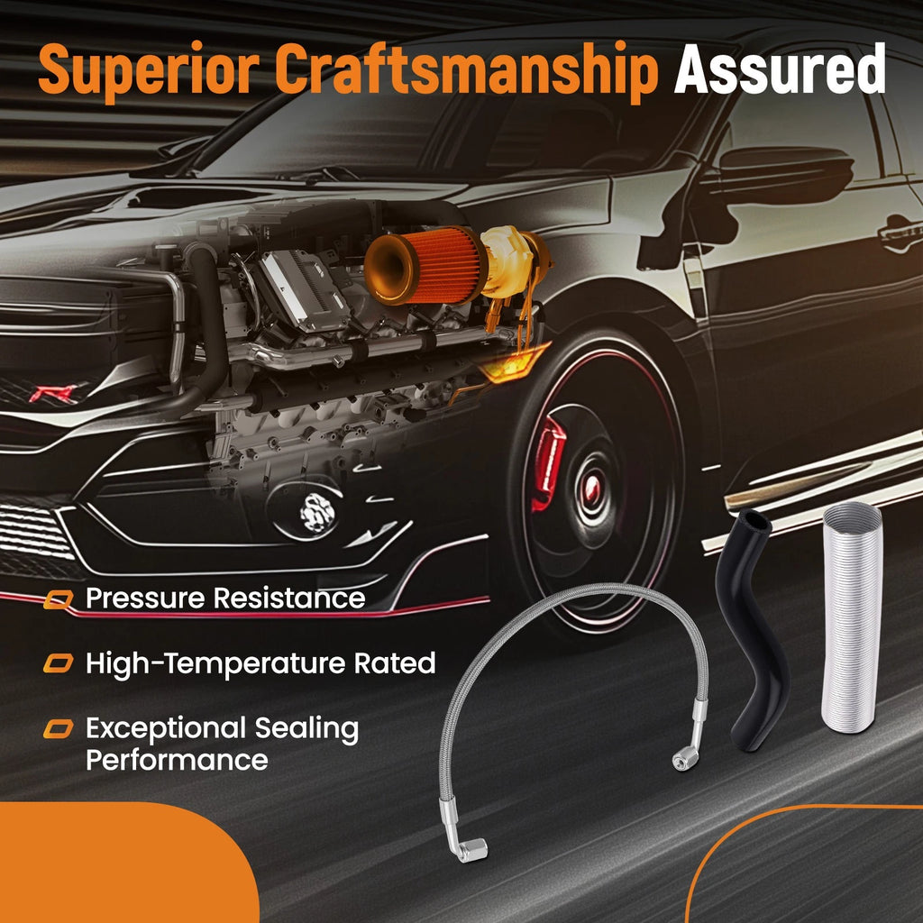 Turbo Oil Feed Return Line Hose for Mini Cooper S R55 R56 R57 (2007–2015)